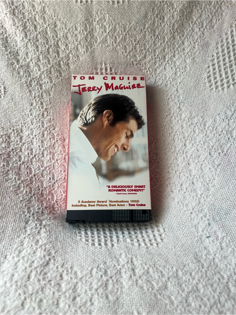 Jerry Maguire Tom Cruise VHS - White and Red Packaging